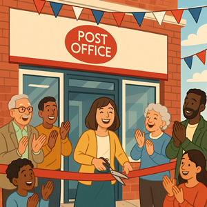 Postmaster application help successful opening celebration 3 Postmaster Application Help Success